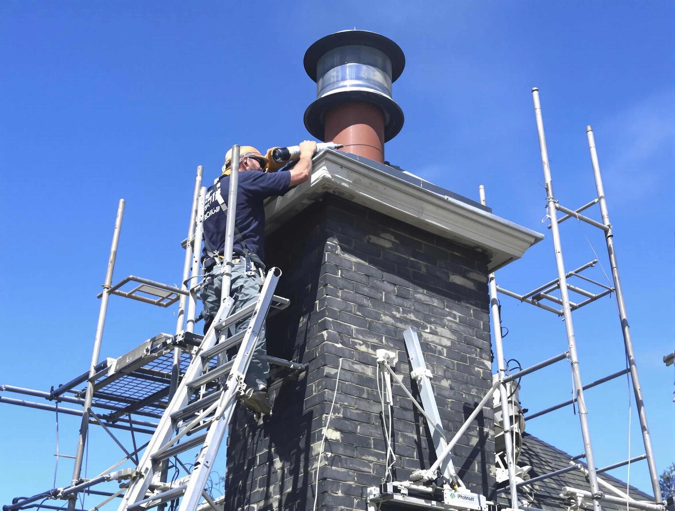 Sturdy chimney crown finished by Bridgewater Chimney Sweep in Bridgewater, NJ