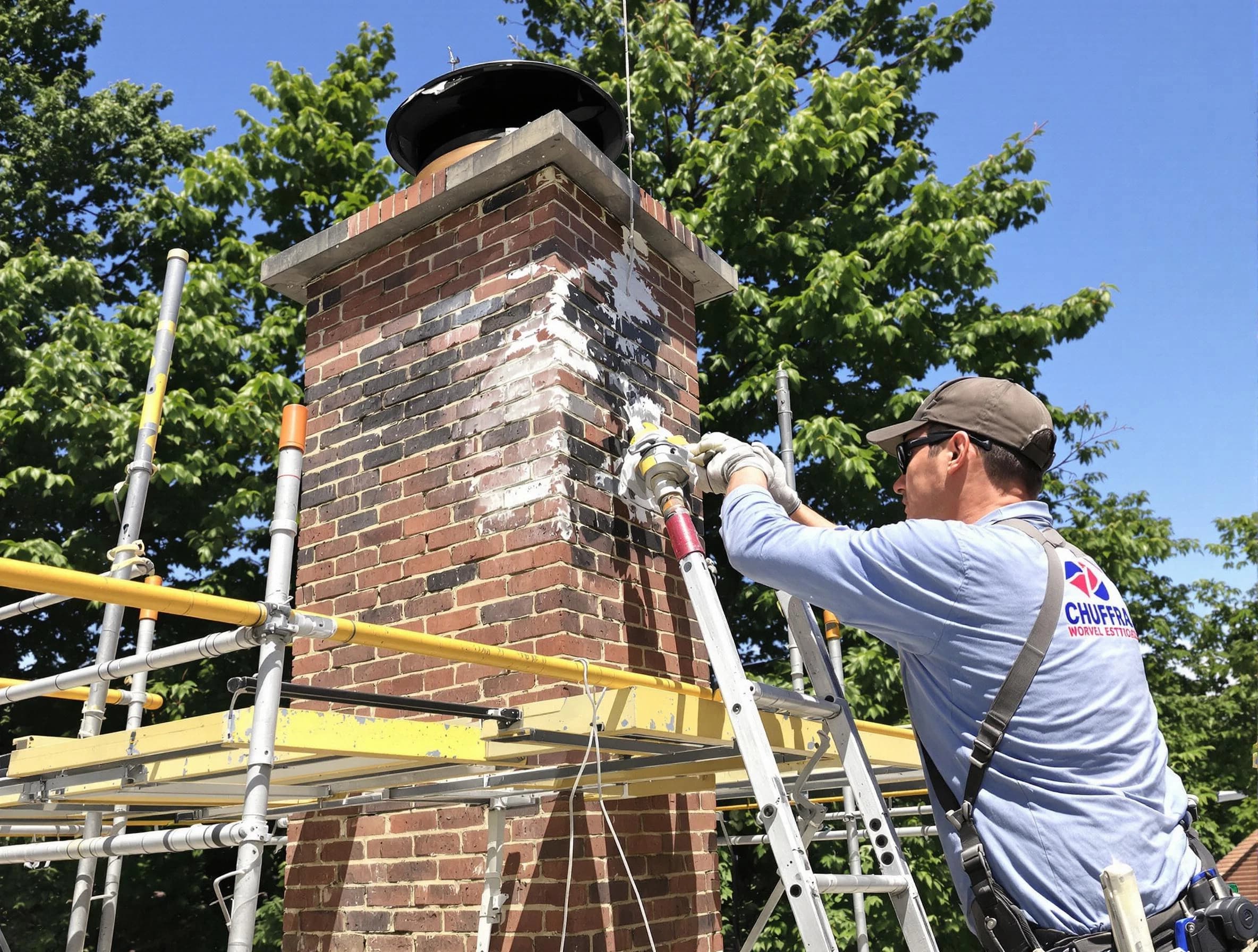 Structural chimney repair by Bridgewater Chimney Sweep in Bridgewater, NJ