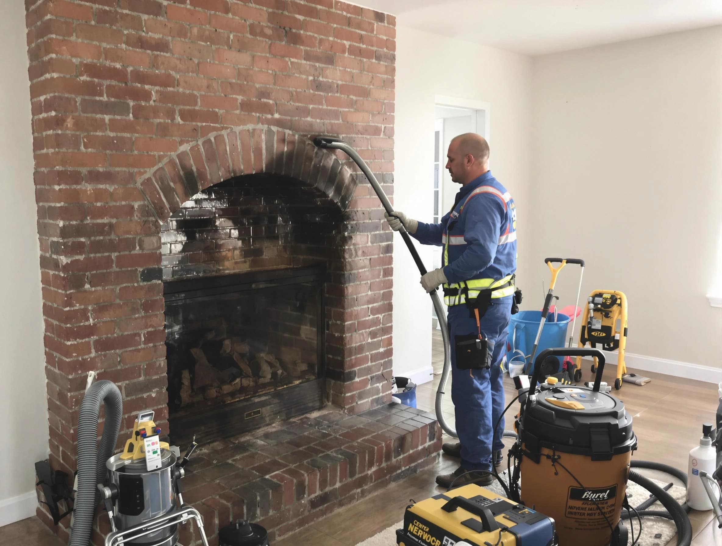 Bridgewater Chimney Sweep expert performing detailed chimney sweep in Bridgewater, NJ