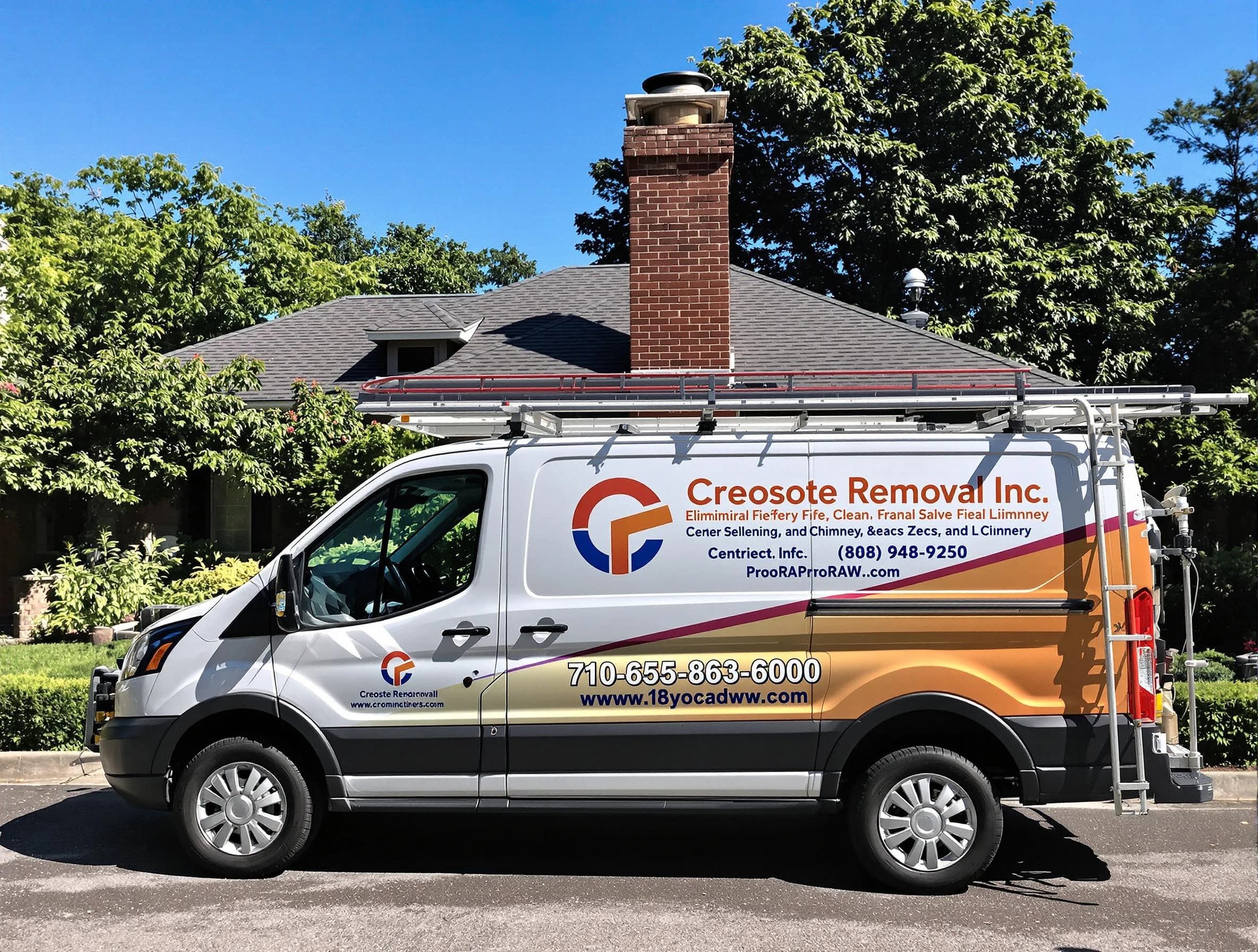 Bridgewater Chimney Sweep technician removing creosote safely in Bridgewater, NJ