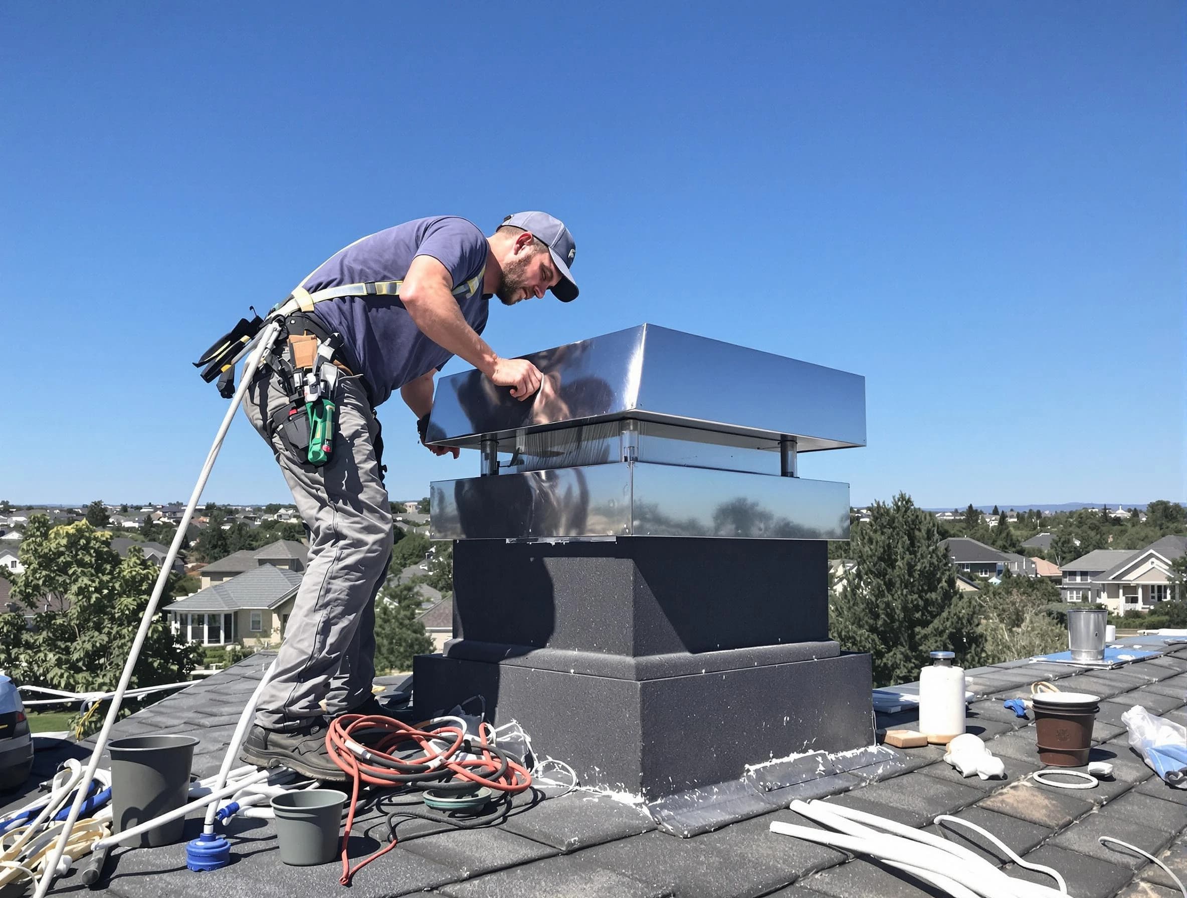 Chimney Cap Services service in Bridgewater, NJ