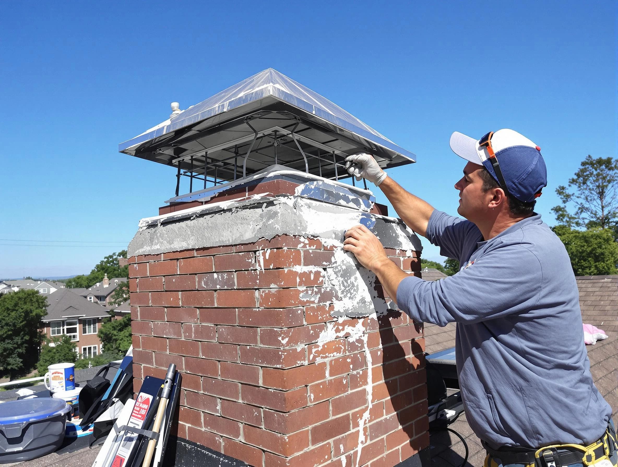 Chimney Crown Services service in Bridgewater, NJ